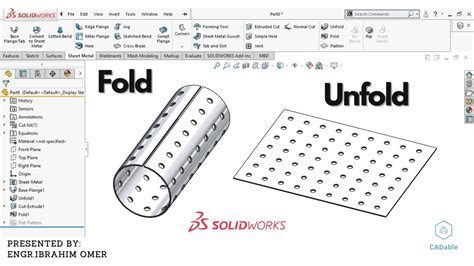 solidworks sheet metal flatten|solidworks fold vs flatten.